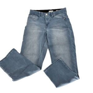 Angels Forever Young Everluxe Scuplt Straight Ankle Jeans 10/30 Hi Rise Womens